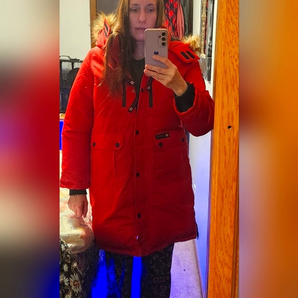Red Canada Weather Gear womens size Large - Picture 1 of 8